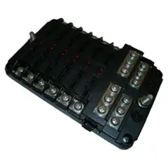 Sterling 12 way fuse holder with LED fault lights