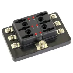 Sterling 6 way fuse holder with LED fault lights