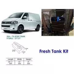 CAK-204F VW T5 Step Fresh Water Tank (6 Gallons/27 Litres)