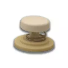 Thetford Porta Potti Vent Button Assembly - White/Eidelweiss