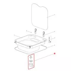 Thetford Sink Drain and Plug for 34 Series Bowl