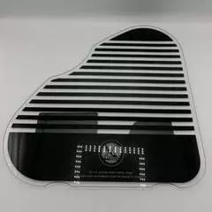 Thetford/Spinflo Glass lid for 330 Triangular Hob (right-hand + Striped)