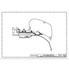 Thule 6200 adapter + sealing kit for Roof rack - Ducato