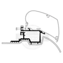 Thule Additional Roof Adaptor Sprinter (1pc)