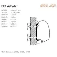 Thule Flat adapter serie 5 - 4.50m