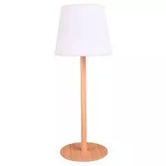 Via Mondo Shine Rechargeable In/Out Lamp-Wood 