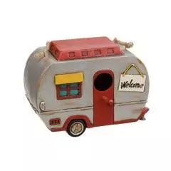 Vintage Caravan Polyresin Birdhouse