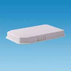 Water heater flue  cover White