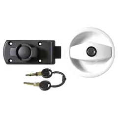 Zadi Door Lock White Right Hand