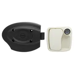 Zadi Euro Garage Lock White Without Barrel and Key