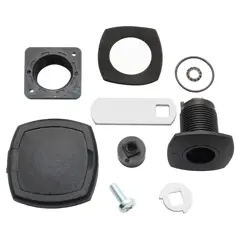 Zadi Push Lock with Cover Black