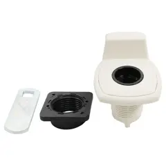 Zadi Push Lock with Lift Handle White