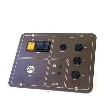 Zig CF8 Control Panel - Brown face