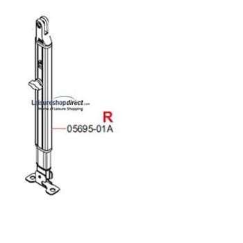 R.H Leg Fiamma F45TiL + Zip Awnings 4.0M - 6.0M Polar