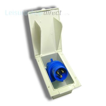 Mains Supply Inlet - White
