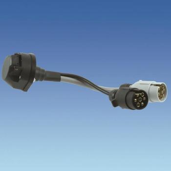 13 pin socket to 7n and 7s plugs
