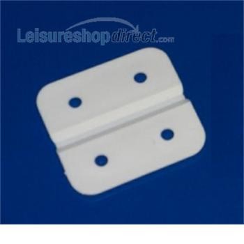 Plastic Hinge (Pair) - White