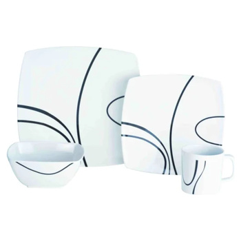 Zen Design Melamine 16 pcs Crockery Set