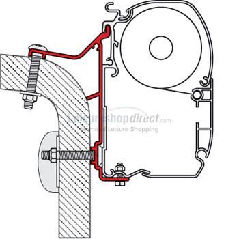 Fiamma Installation Kit Hymer Van/B2 - BRACKETS