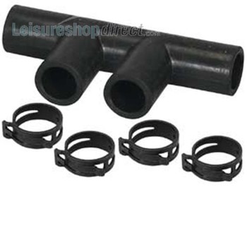 Alde Rubber 4-Way Connector for Alde Heated Towel Rail