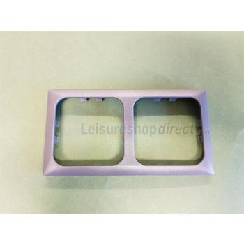 C-Line 2 Way Face Plate -Dark Grey