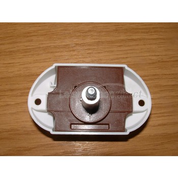 Push Button Rim Lock White 25mm
