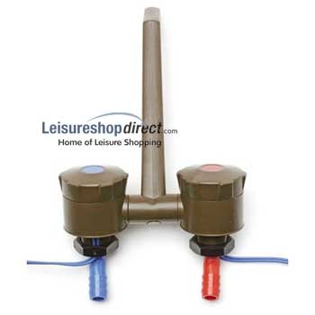 Double Mixer Tap - Microswitch - Brown TF19