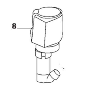 Pump Housing for Thetford Porta Potti 465 - Granite