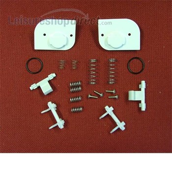 Lock Mechanism kit for Thetford Service Door - cream/white
