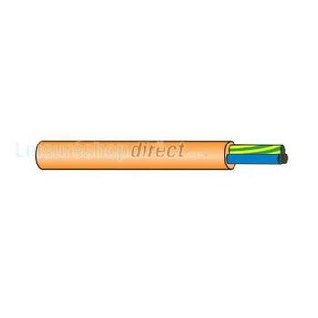 3 Core Flexible PVC Mains Cable Orange