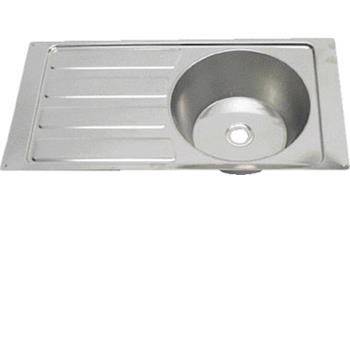 Steelbrite Sink And Drainer 21 3/4 x 14 inch