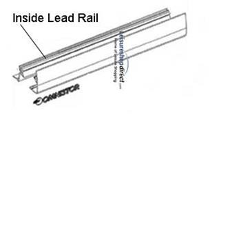 Omnistor 5002 Awning Inside Lead Rail White 1.9m