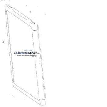 Thetford N90 N97 N100 N104 N108 Door Flat Low