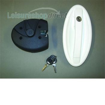 Motorcaravan FAP Oval Lock in White