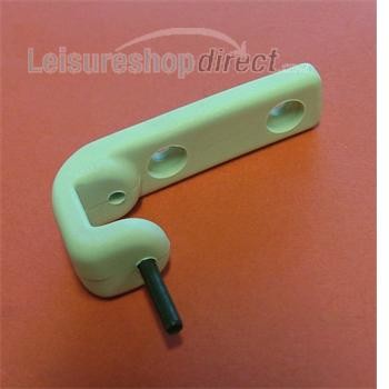 Top hinge grey for polyplastic stay