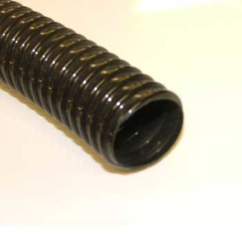 Waste hose 1 1/2" dia. black 38mm