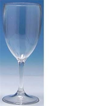 Wine Goblet Acrylic - Large WINE GOBLET CLEAR 10oz 4PK