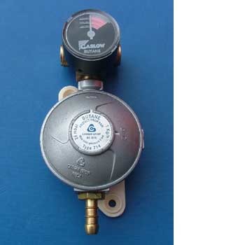 Gaslow Manual changeover gauge for butane