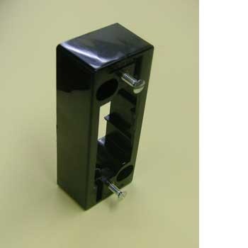 Mounting box 86mm x 35mm - Black