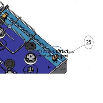 Hob Trim Rear for Spinflo Cookers