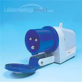 Surface Mounted 230 volt inlet with flap