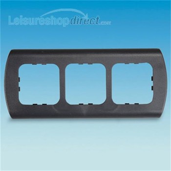 C-Line 3 Way Faceplate - black