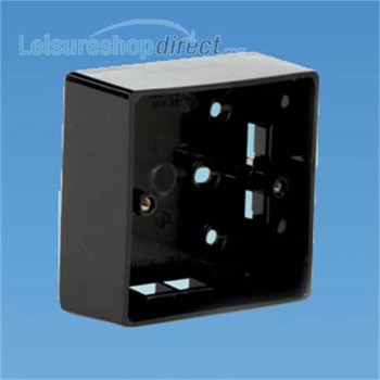 Single Back Box - Black - 37mm