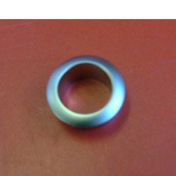 Rosette for mini push button, nickel