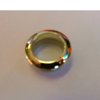 Rosette for mini push button, gold