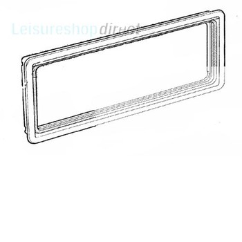 Dometic S4-Exterior Frame with Hinge Profile for Top Hung Window-(1100*500)- (ARE04011000x500)