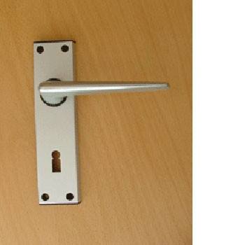 R TYPE static door handles for Static Caravans - silver