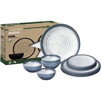 Brunner Midday Tuscany 12-Piece Melamine Dinner Set