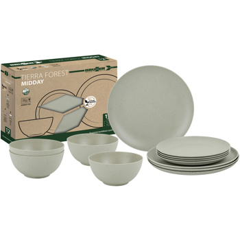 Brunner PLA Tierra Forest Melamine 12 Piece Dinner Set