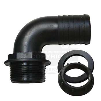 1/2" (12mm) Hose Elbow Nut In Tank Fitting